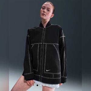Rare Nike Sportswear Women's Oversized Graphic Cargo Jacket Large